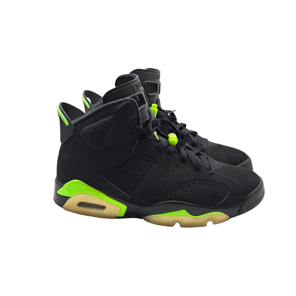 Air Jordan 6 Retro Electric Green Black Neon CT8529-003 Mens Size 9 Sneaker